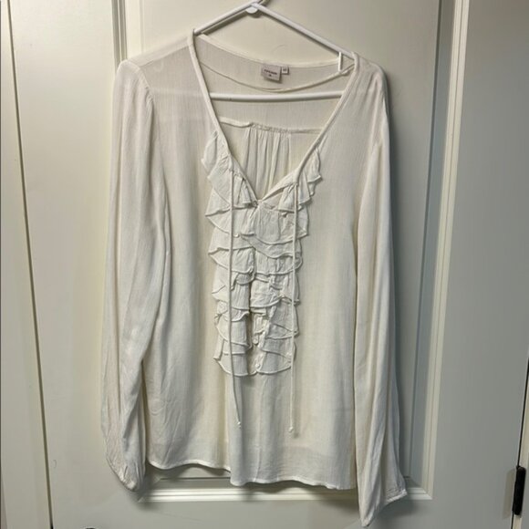 Cream brand Ruffled Blouse - Picture 1 of 7